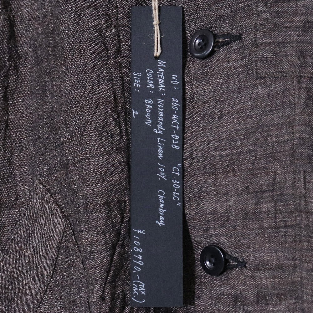 KLASICA 26SS Wide Body French Work Coat Brown Size 2