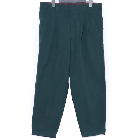 KOLOR 25SS Double Pleated Tapered Pants Green Size 2
