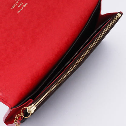 LOUIS VUITTON Monogram Flower Emily Wallet Brown Size F