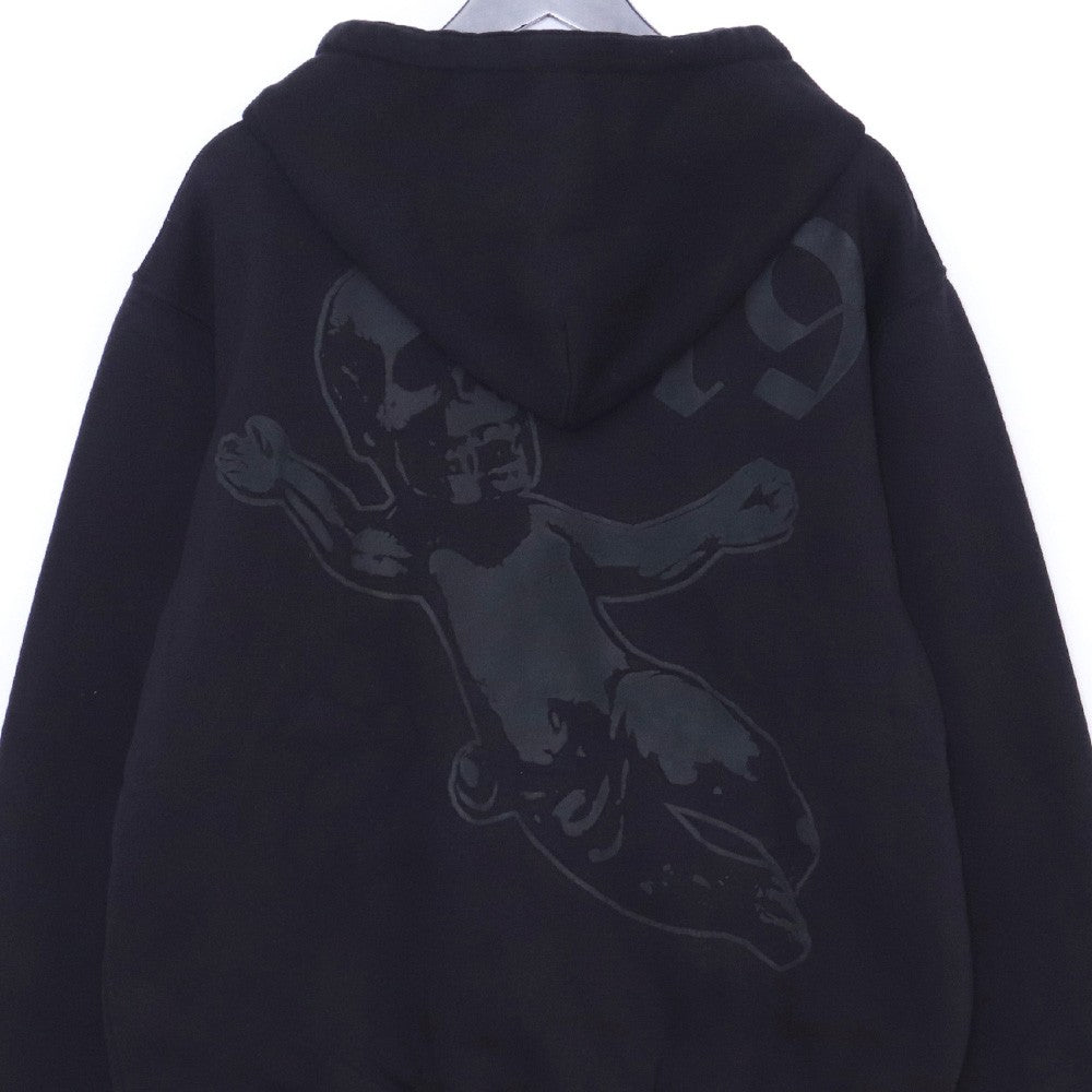 Chrome Hearts JOE FOTI SKULL Zip-Up Hoodie Black Size L
