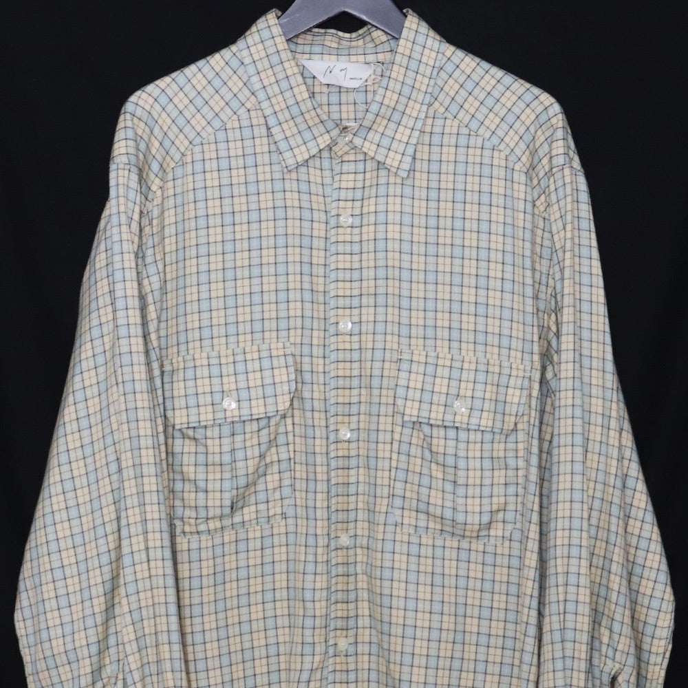 ANCELLM 26SS Nel Check Over Work Shirt Multicolor Size 1