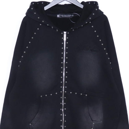 A GOOD BAD INFLUENCE Original Studded Hoodie Black Size XL