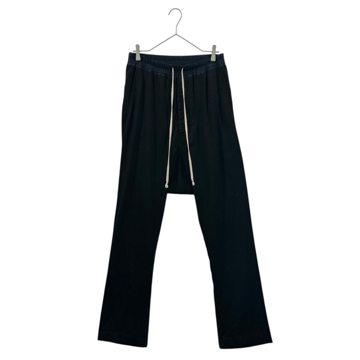Rick Owens 12AW Easy Sarouel Straight Pants Black Size 46