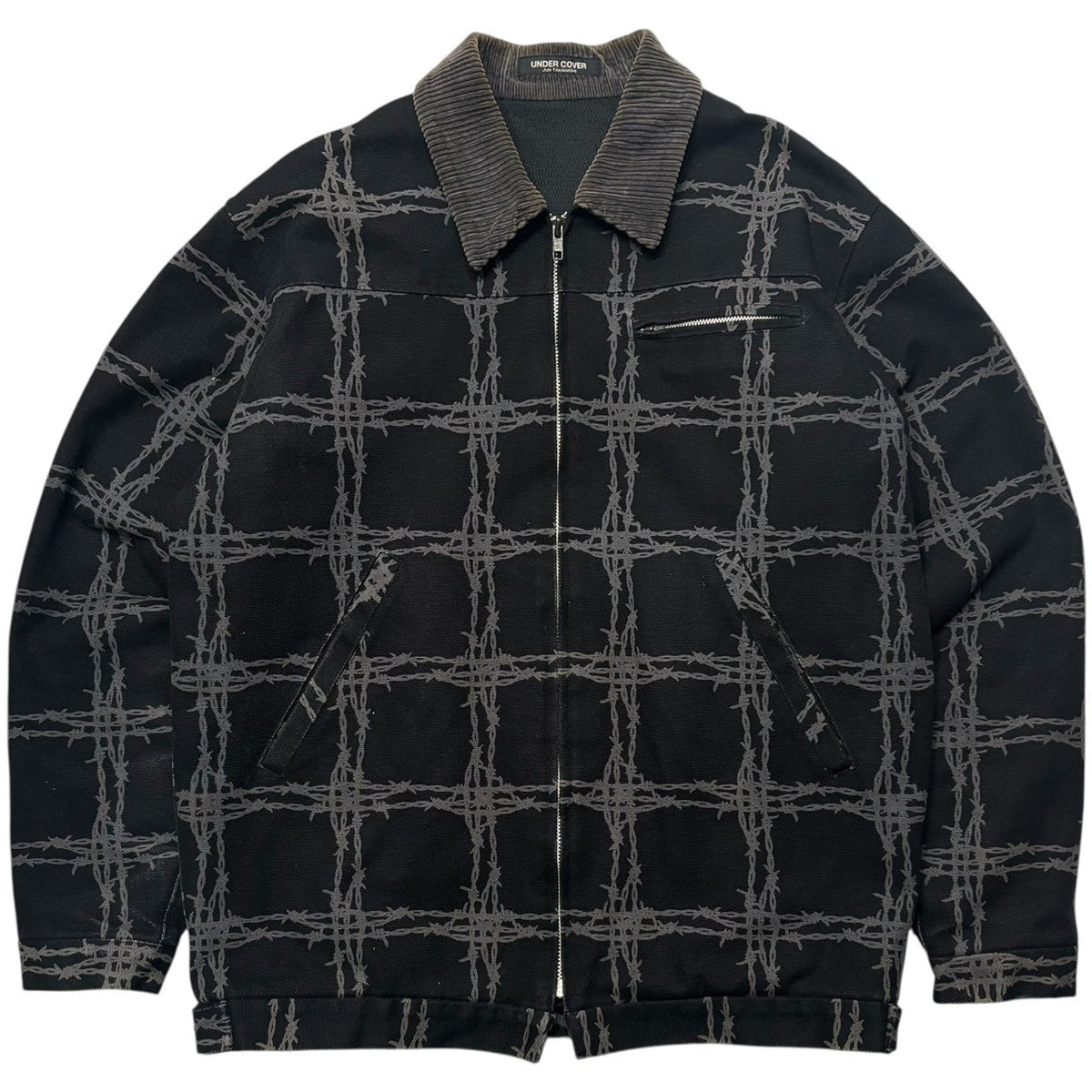 UNDERCOVER 96AW WIRE Barbed Wire Jacket Black Size FREE