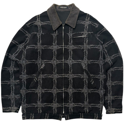 UNDERCOVER 96AW WIRE Barbed Wire Jacket Black Size FREE
