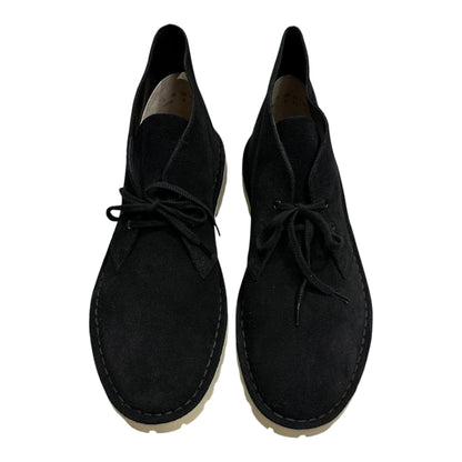 Clarks DESERT TROOPER Suede Desert Boots Black Size 8 1/2