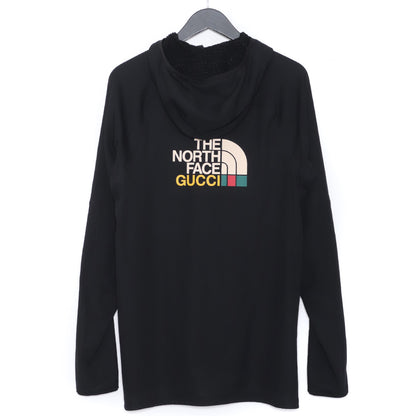 Gucci x The North Face Half-Zip Fleece Hoodie Black Size S