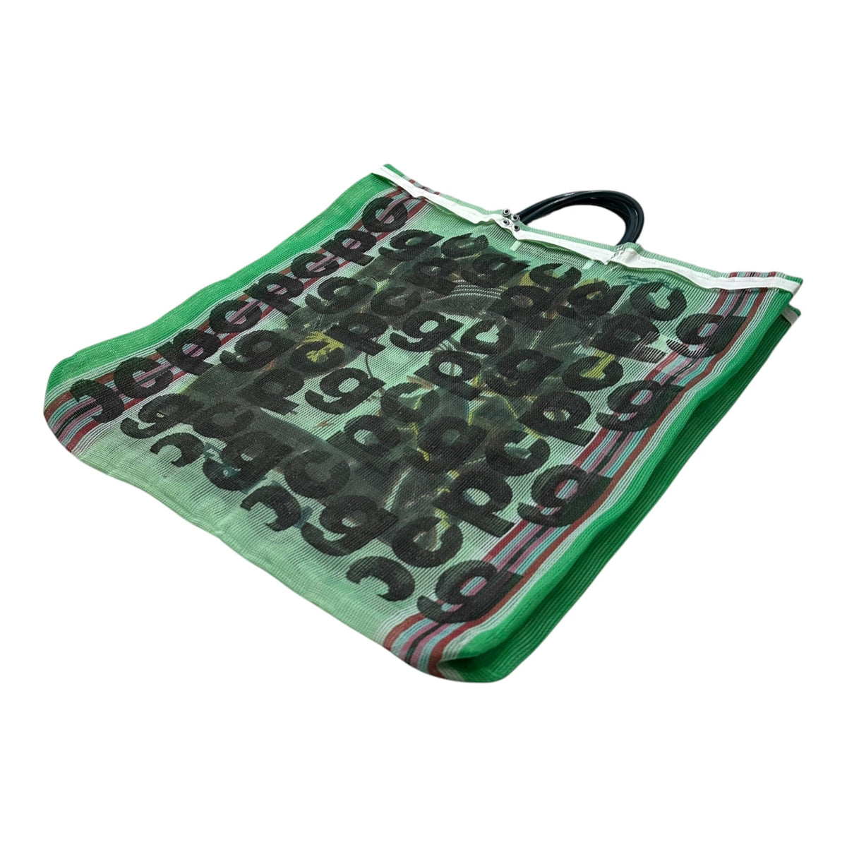COMME des GARCONS 19AW Green Mesh Tote Bag