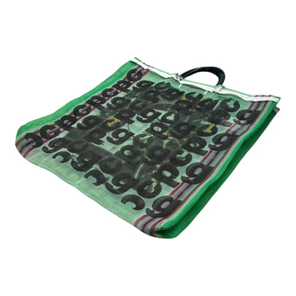 COMME des GARCONS 19AW Green Mesh Tote Bag