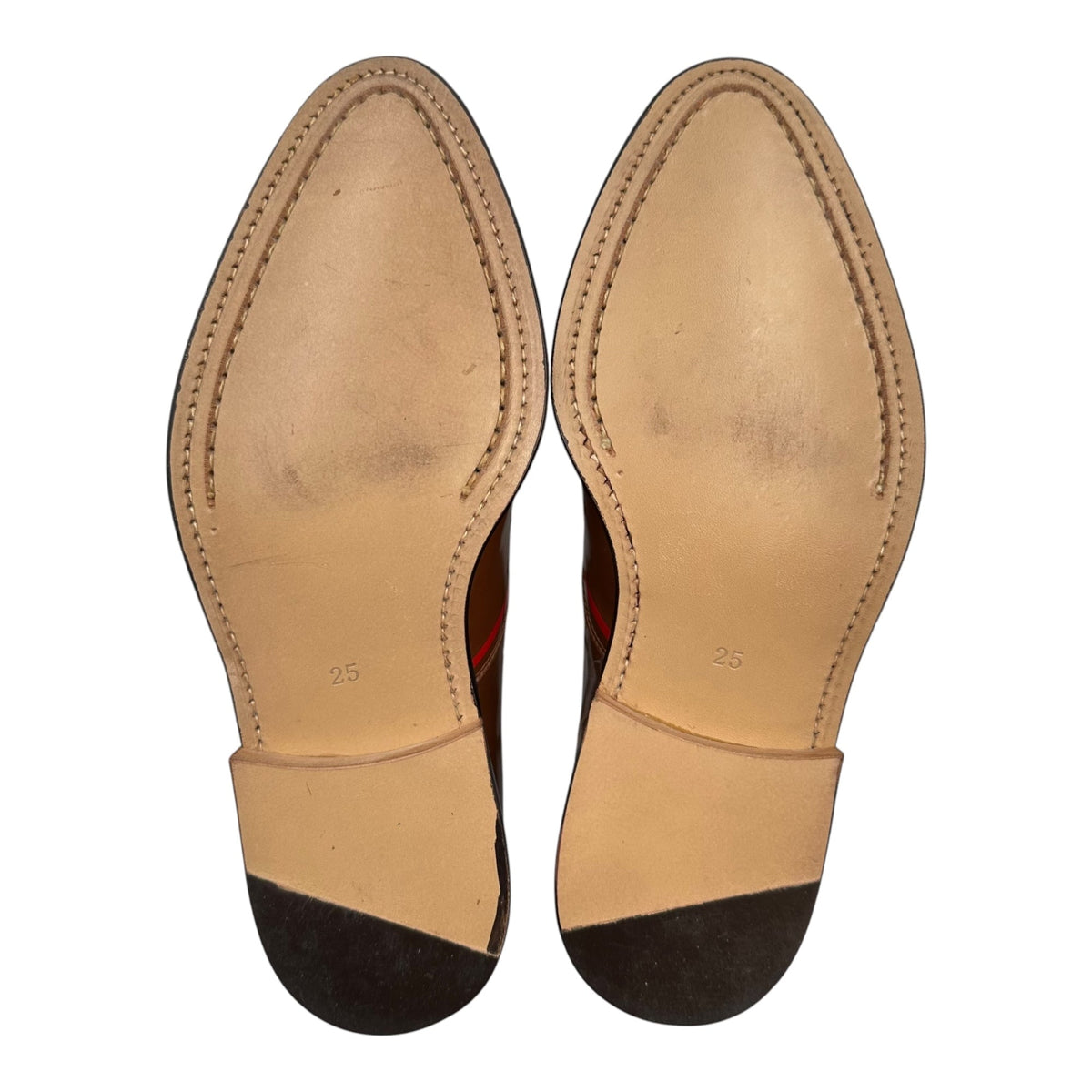 COMME des GARCONS HOMME PLUS 00AW Brown Red Shoes Size 25cm