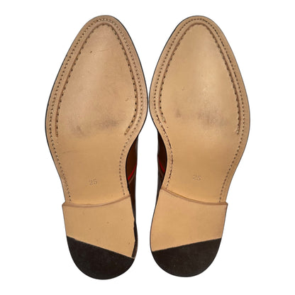 COMME des GARCONS HOMME PLUS 00AW Brown Red Shoes Size 25cm