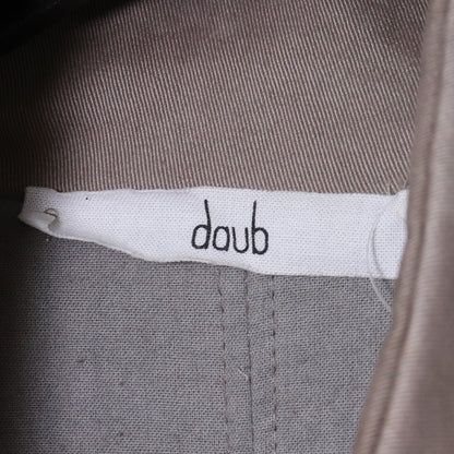 DAUB 23AW Stretch Raw Edge Zip-Up Jacket Beige Size 48