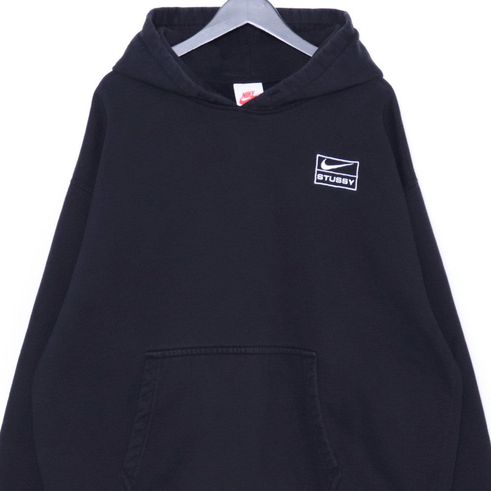 STUSSY × NIKE 22SS NRG Washed Hoodie Black Size L