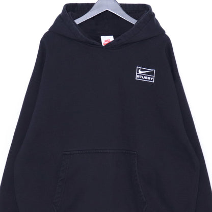 STUSSY × NIKE 22SS NRG Washed Hoodie Black Size L