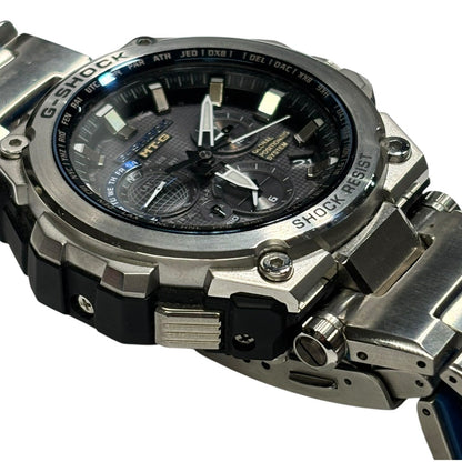 CASIO G-SHOCK MT-G Solar Radio Analog Watch Silver