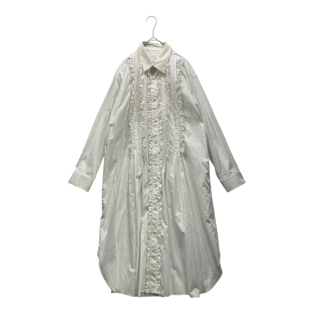 TAO 23SS Frill Shirt Dress White Size M