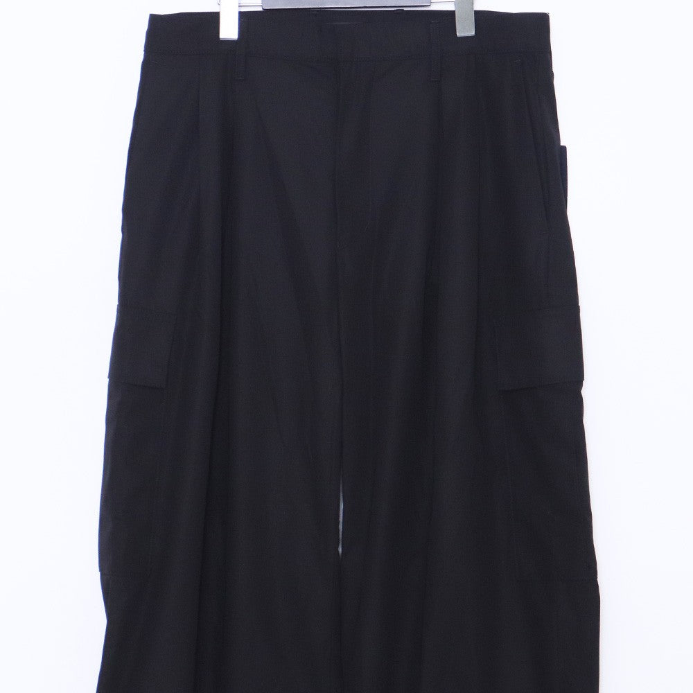 ALMOSTBLACK 25SS Wide 6-Pocket Pants Black Size 3