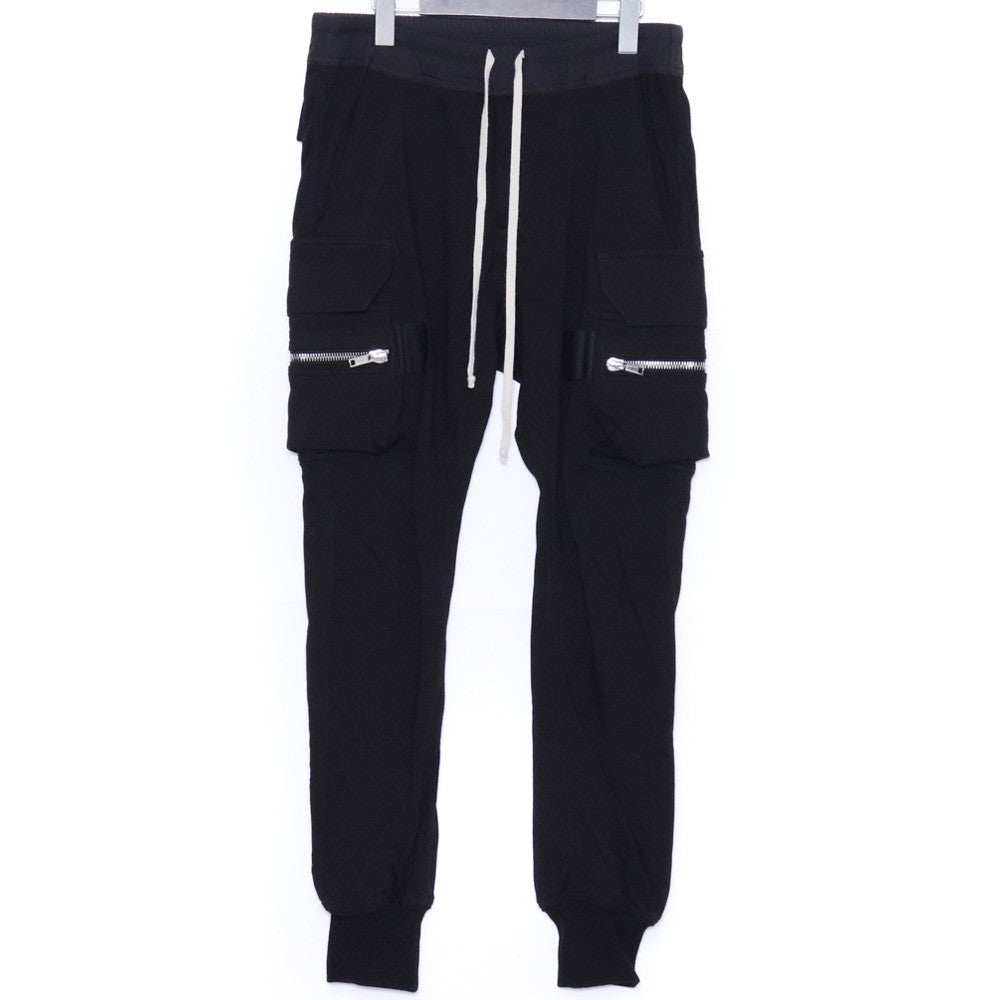 RICK OWENS 24SS Mastodon Cargo Pants Black Size 48