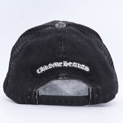 CHROME HEARTS BS Fleur Baseball Cap Black Size ONE SIZE