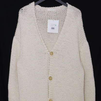 THE ROW 23SS Zaydi Knit Cardigan Ivory Size S