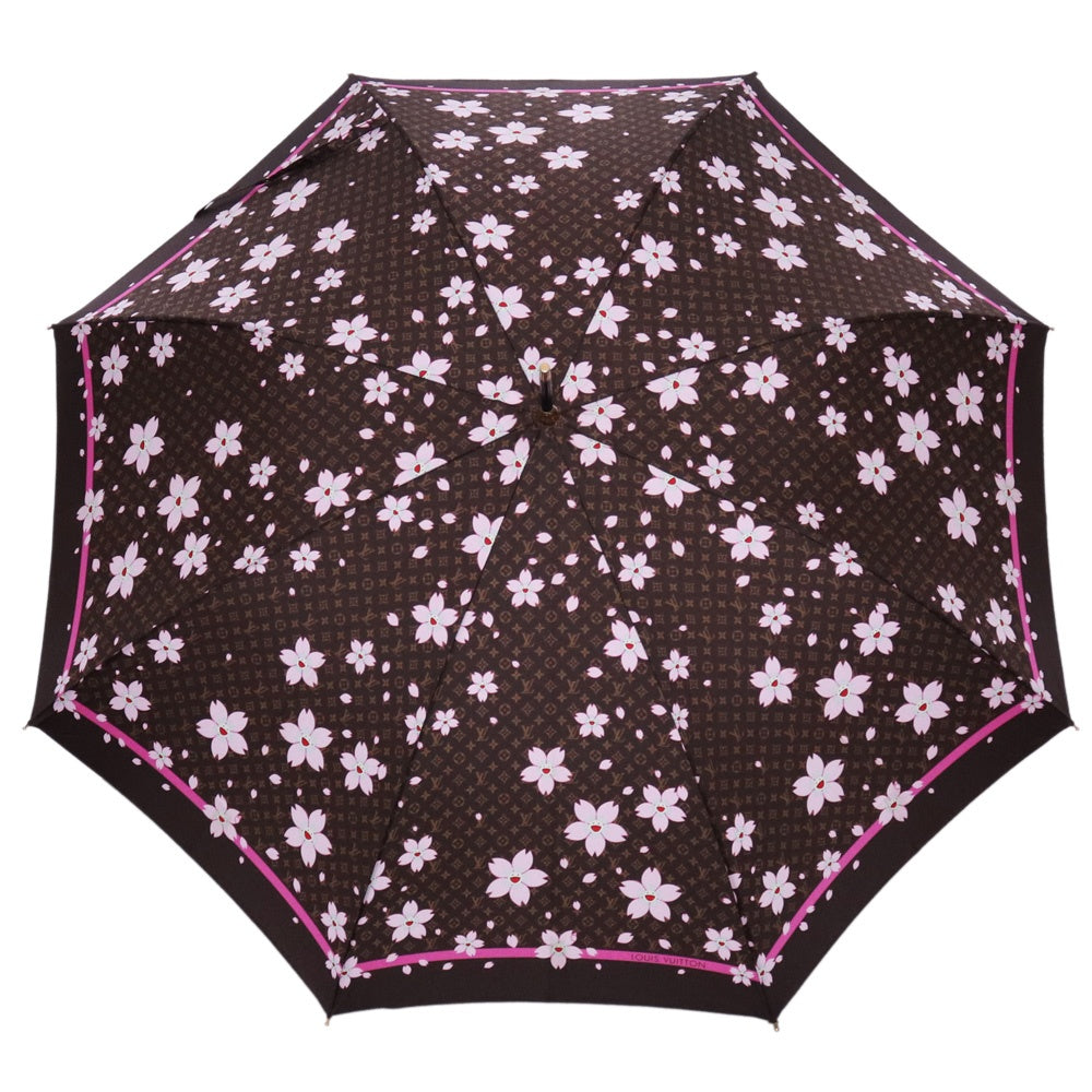 LOUIS VUITTON Murakami Cherry Blossom Umbrella Brown Size F