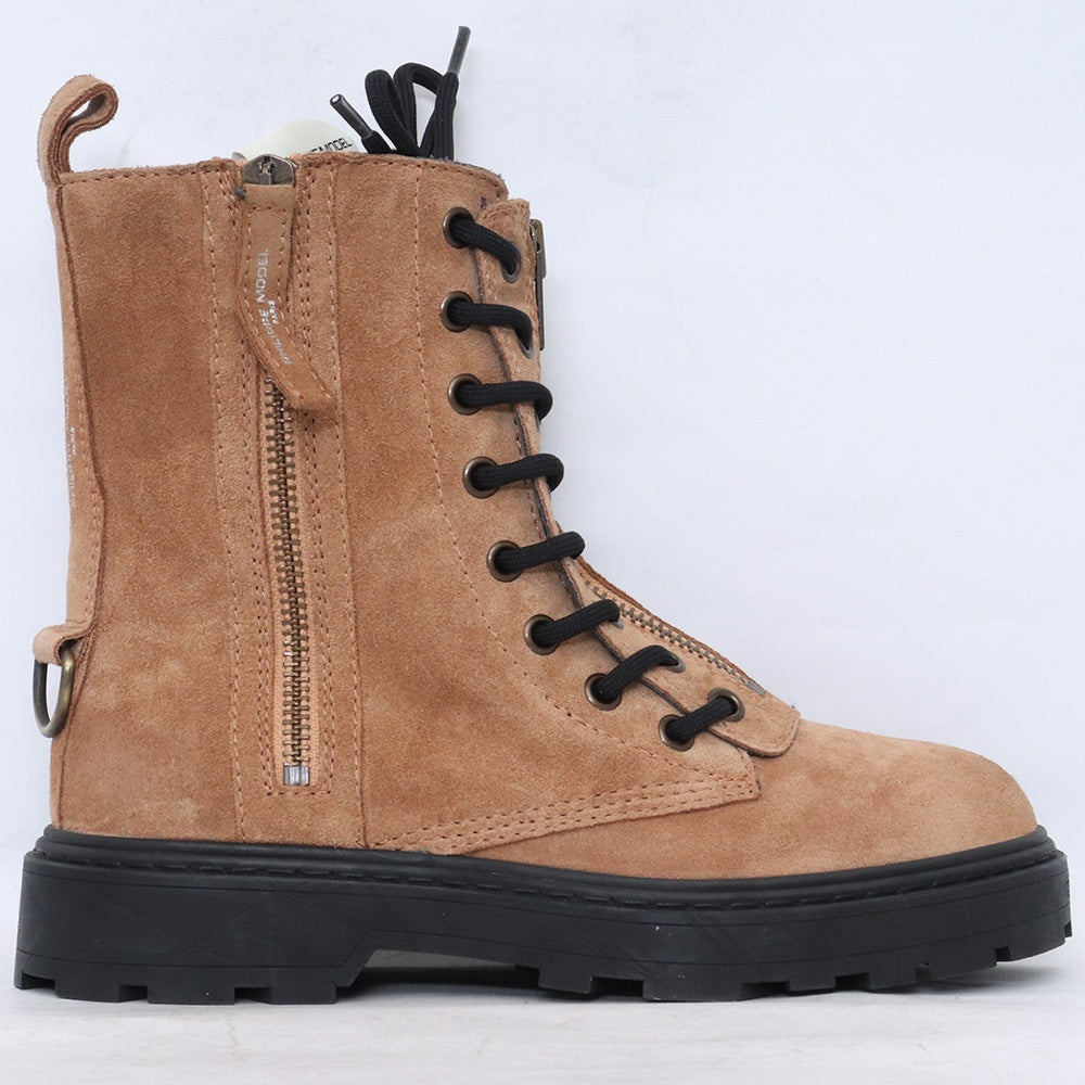 PHILIPPE MODEL Lace-Up Boots Brown Size EU 41