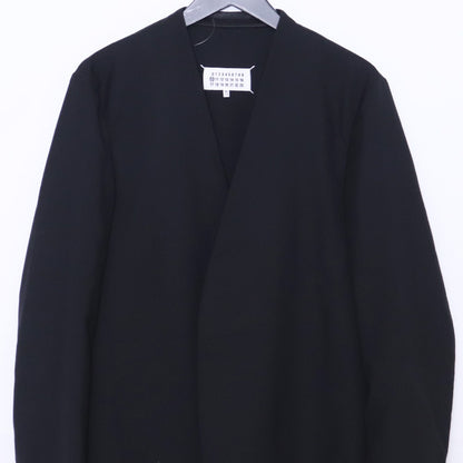 MAISON MARGIELA 21SS No Collar Tailored Jacket Black Size 44