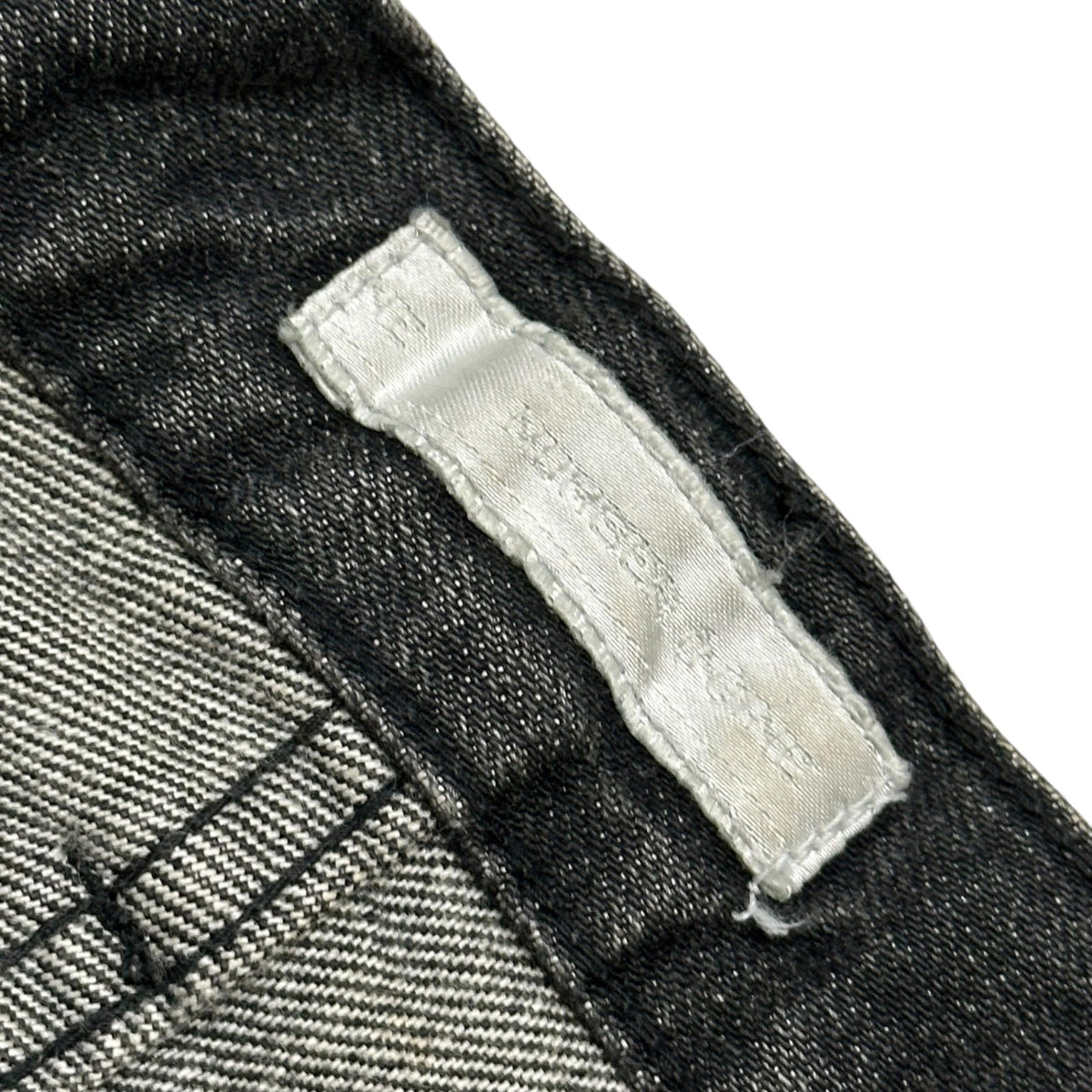 NUMBER (N)INE 01AW "STANDARDS" Grunge Jeans Black Pants Size 30