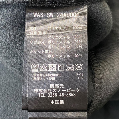 SNOW PEAK × WIND AND SEA 24AW Double Pullover Black Size XL