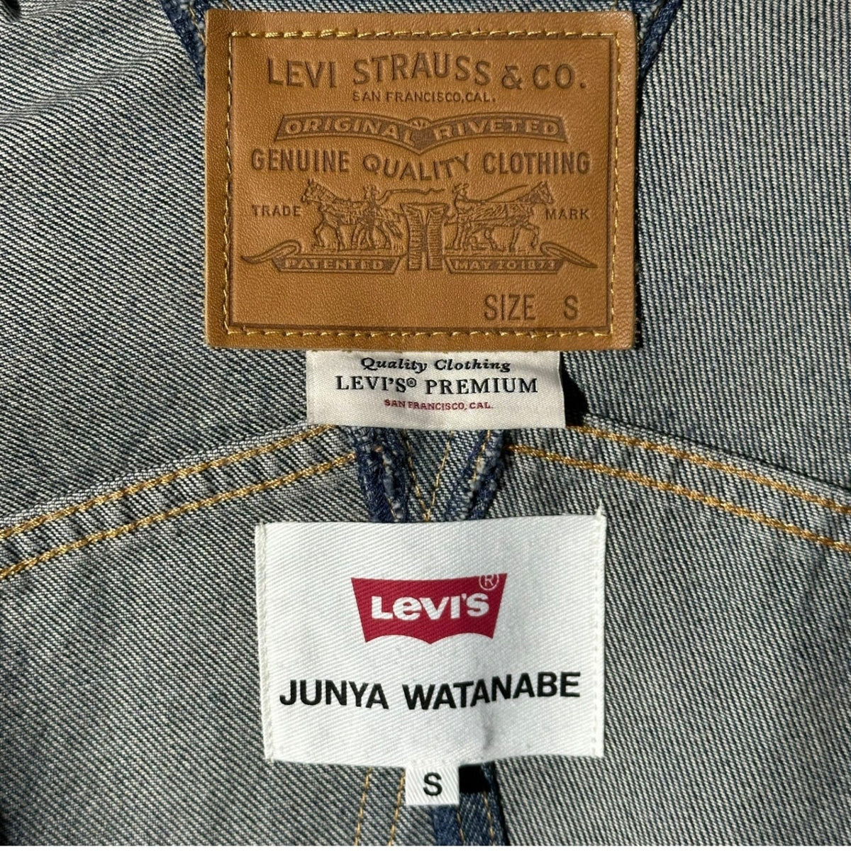 JUNYA WATANABE × Levi's 23SS Denim Docking Cape Size S