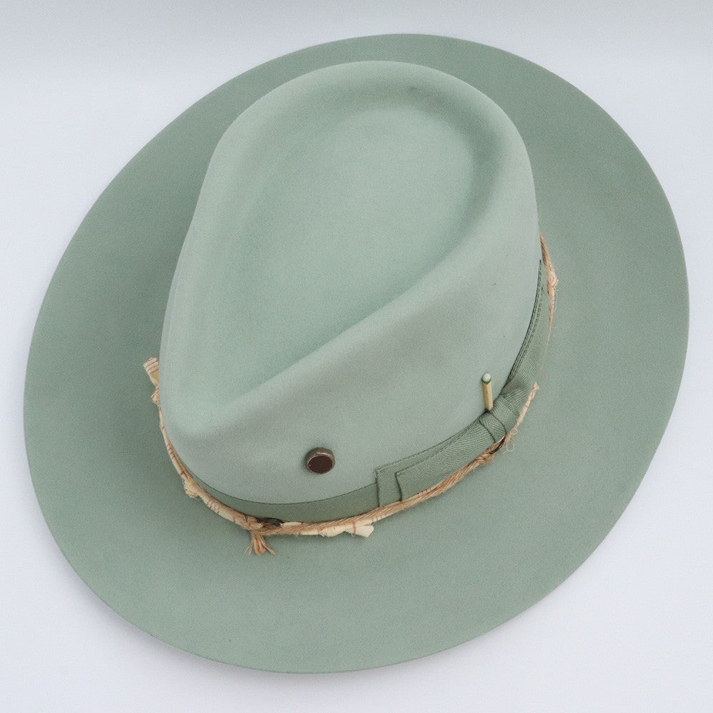 NICK FOUQUET Double Eleven Hat Green Size 7 1/8