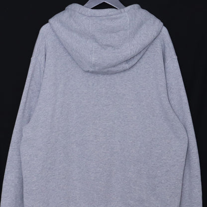 GUCCI 23AW Interlocking G Cotton Jersey Hoodie Gray Size L