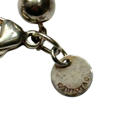 TIFFANY & CO. Silver Hardware Ball Necklace