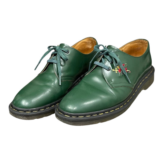 DR.MARTENS x SUPREME 1461 3-Eye Leather Shoes Green Size 8