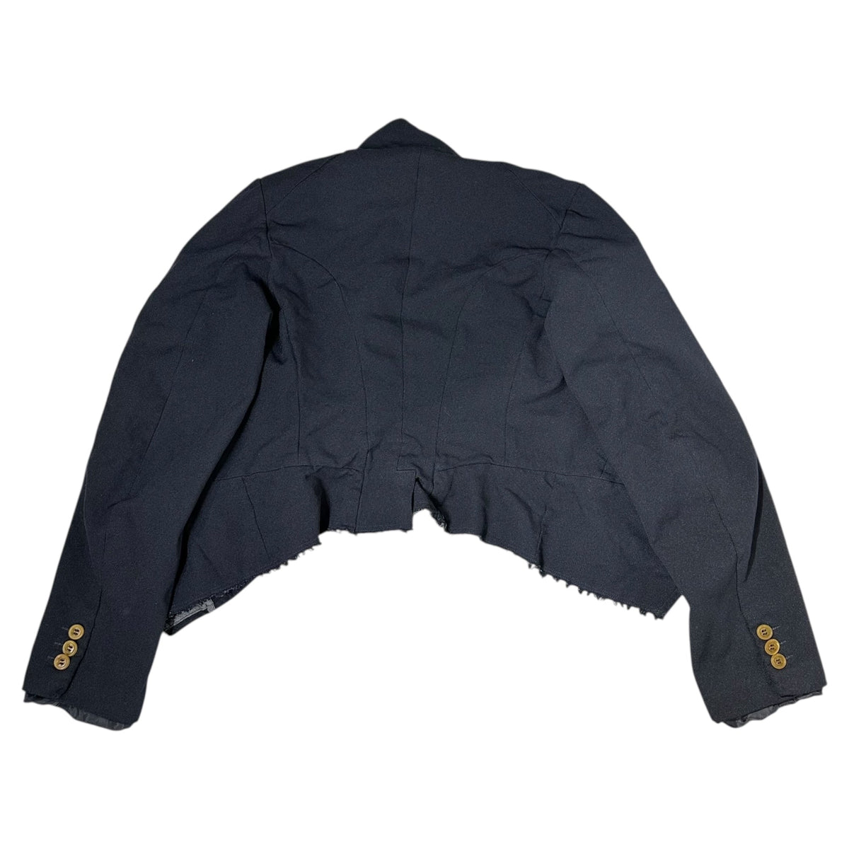 COMME des GARCONS 04SS Frizzy Polyester Jacket Navy Size S