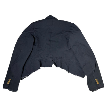 COMME des GARCONS 04SS Frizzy Polyester Jacket Navy Size S