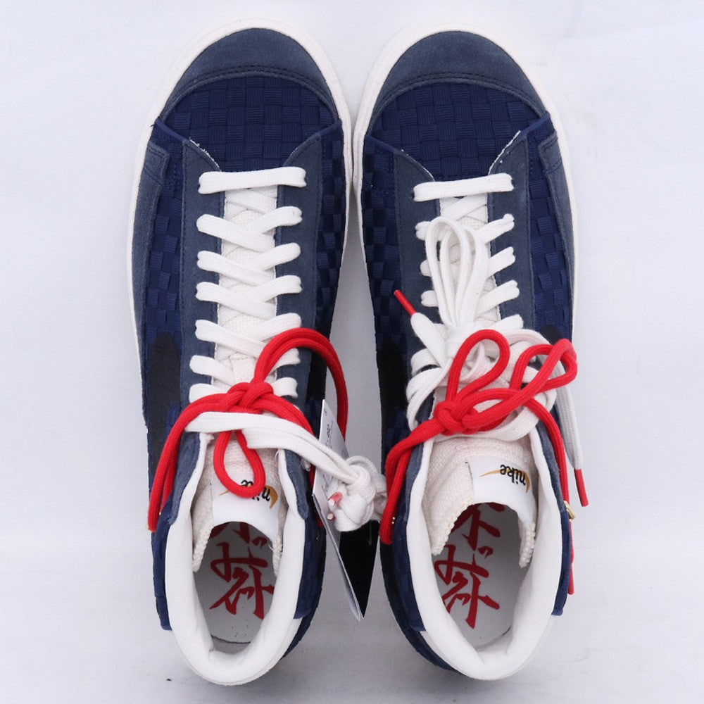 NIKE Blazer Mid '77 Sashiko Sneakers Navy Size 30cm