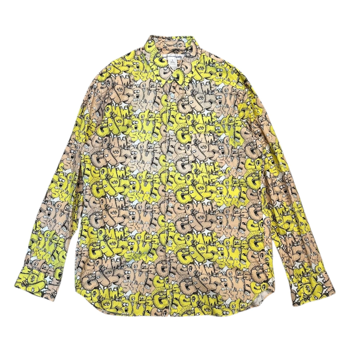 COMME des GARCONS SHIRT 21AW KAWS Graphic Shirt Multi Size S
