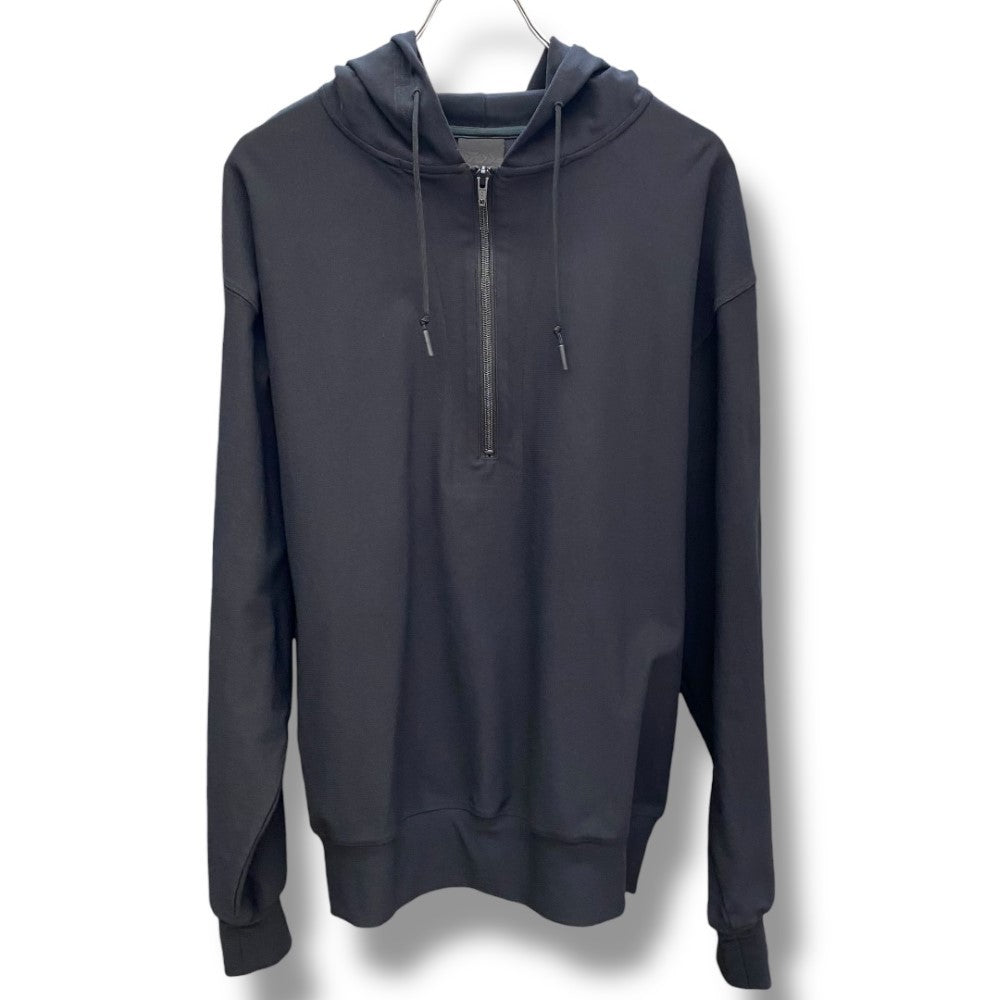 DAIWA PIER39 Tech Flex Jersey Half Zip Hoodie Black Size M