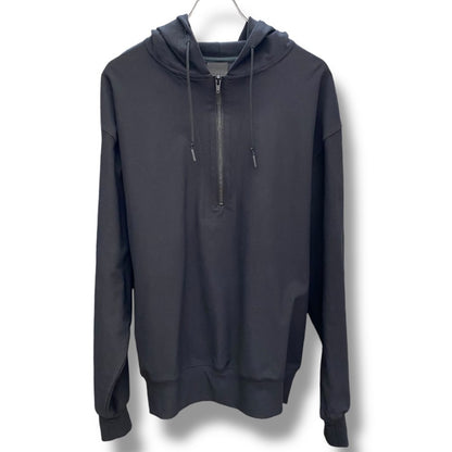 DAIWA PIER39 Tech Flex Jersey Half Zip Hoodie Black Size M