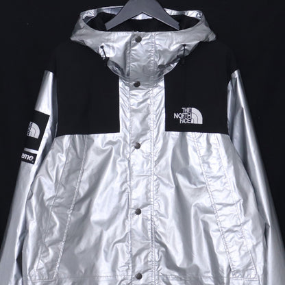 SUPREME 18SS TNF Metallic Mountain Jacket Silver Size L