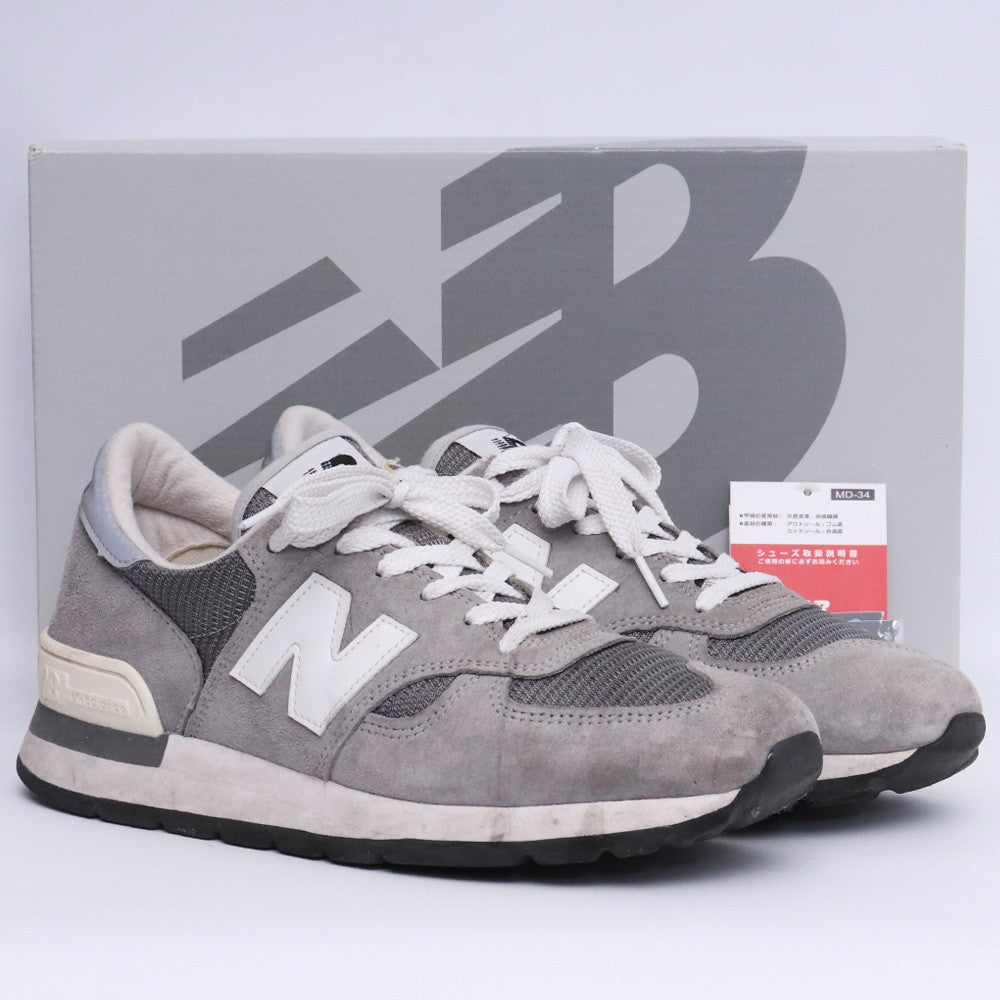 BALANCE 990GR1 V1 Made in USA Sneakers Gray Size 27cm