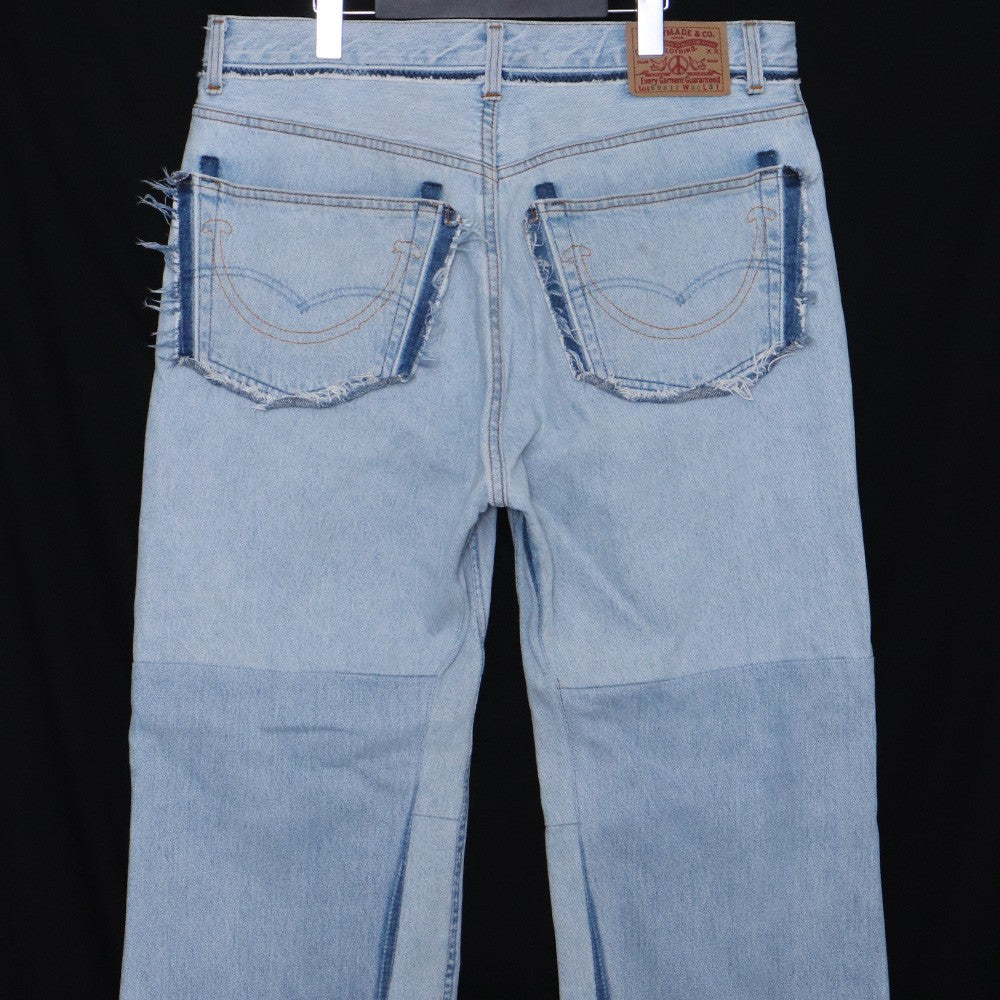 READYMADE 24SS Wide Flare Denim Jeans Indigo Size W36 L31