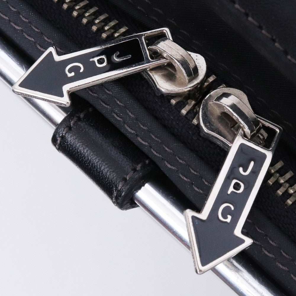 JEAN PAUL GAULTIER Metal Frame 2-Way Bag Black Size F