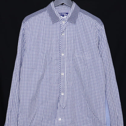 JUNYA WATANABE MAN Cotton Gingham Button-Up Shirt Size L