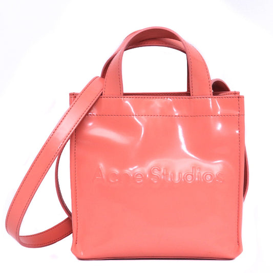 ACNE STUDIOS 24SS Logo Shopper Mini Bag Pink Size ONE SIZE