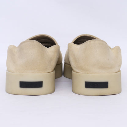 ERMENEGILDO ZEGNA x FEAR OF GOD Suede Loafers Beige Size 12