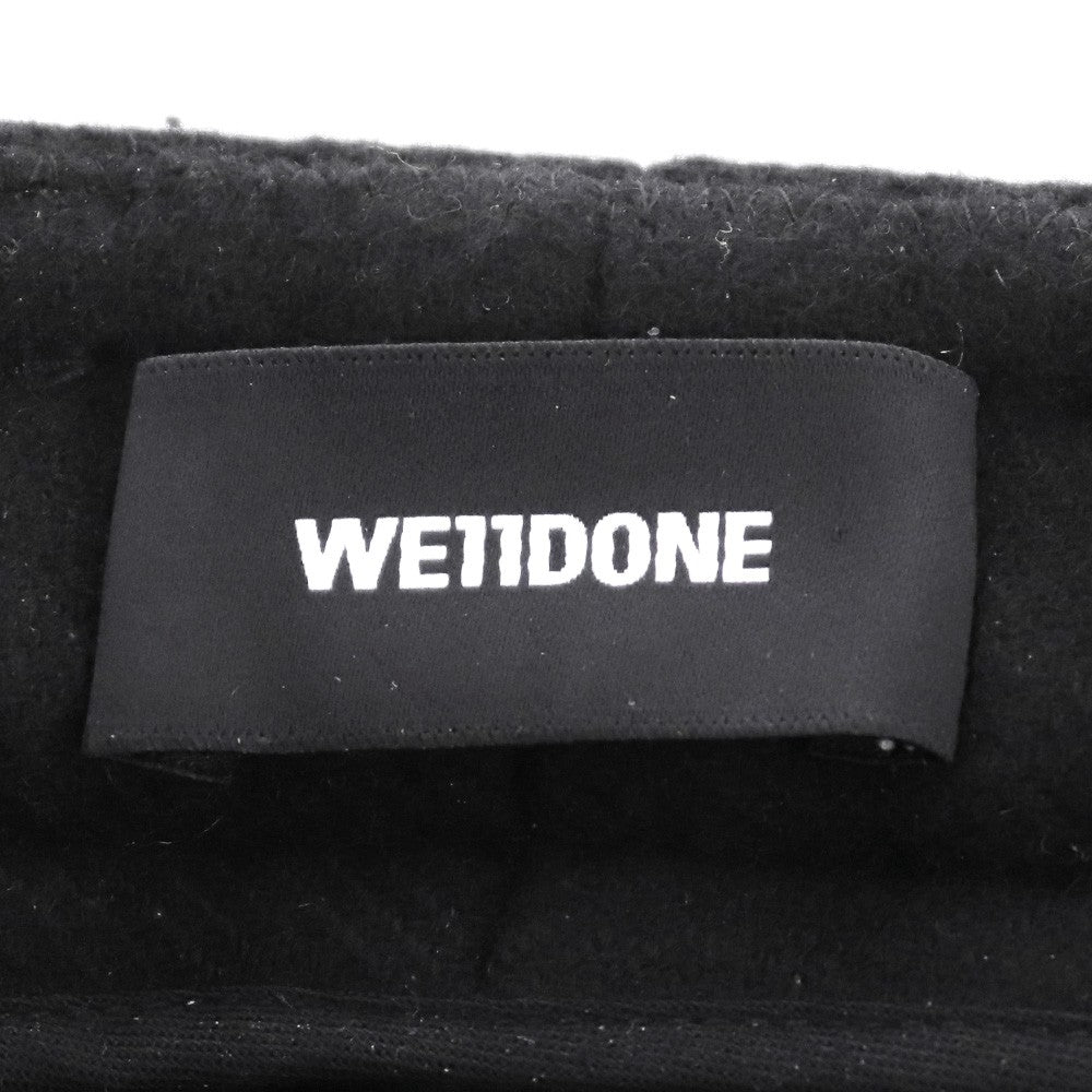 WE11DONE Straight Fit Suit Metal Ring Pants Black Size M