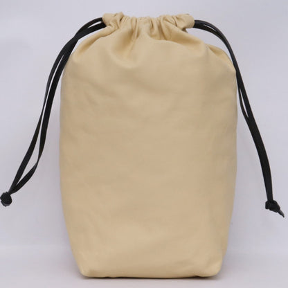 JIL SANDER CURVE BUCKET MD Leather Bag Black Size ONE SIZE