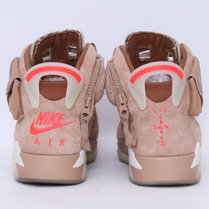 NIKE x TRAVIS SCOTT Air Jordan 6 Sneakers Brown Size 25cm
